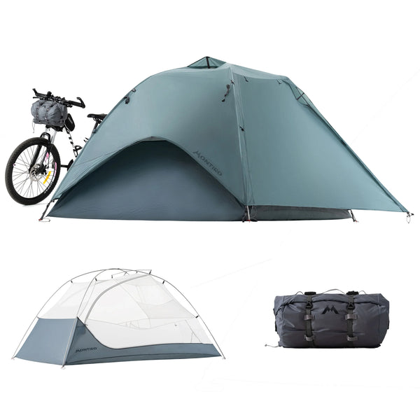 Wander Hawk 2-Person Bikepacking Tent (Teal Green) – Montiro