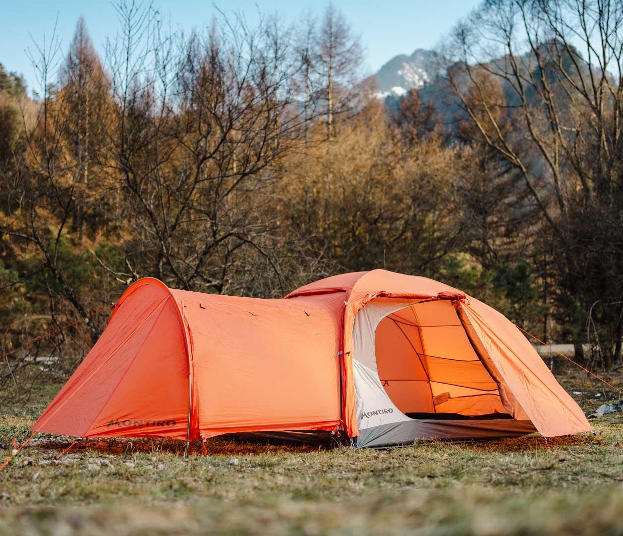 nexus tent Montiro Triphyr F-Nexus 2-Person Backpacking Tent Combo (Orange)